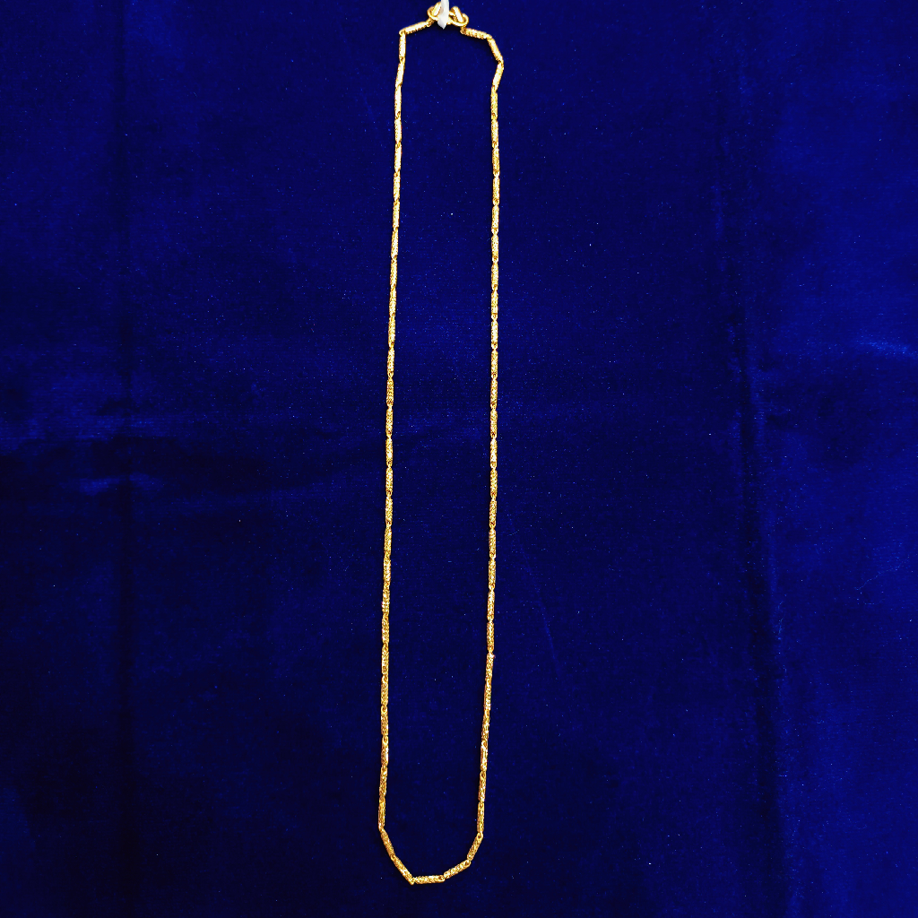 Gold micro handmade chain
