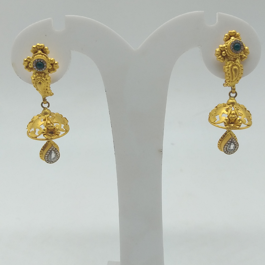 916 Gold Designer Choker Set
