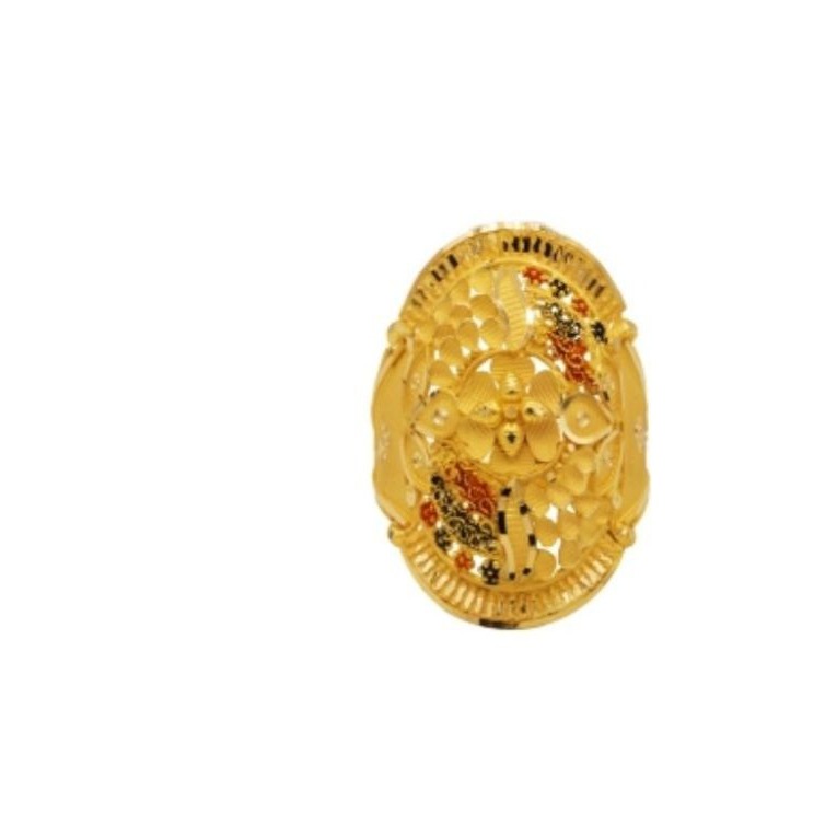 22 k light weight yellow gold ladies ring