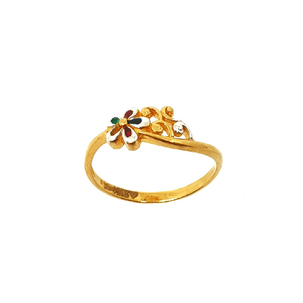 Buy Indo Western Meenakari Ring With Gold Plating 109594 | Kanhai Jewels