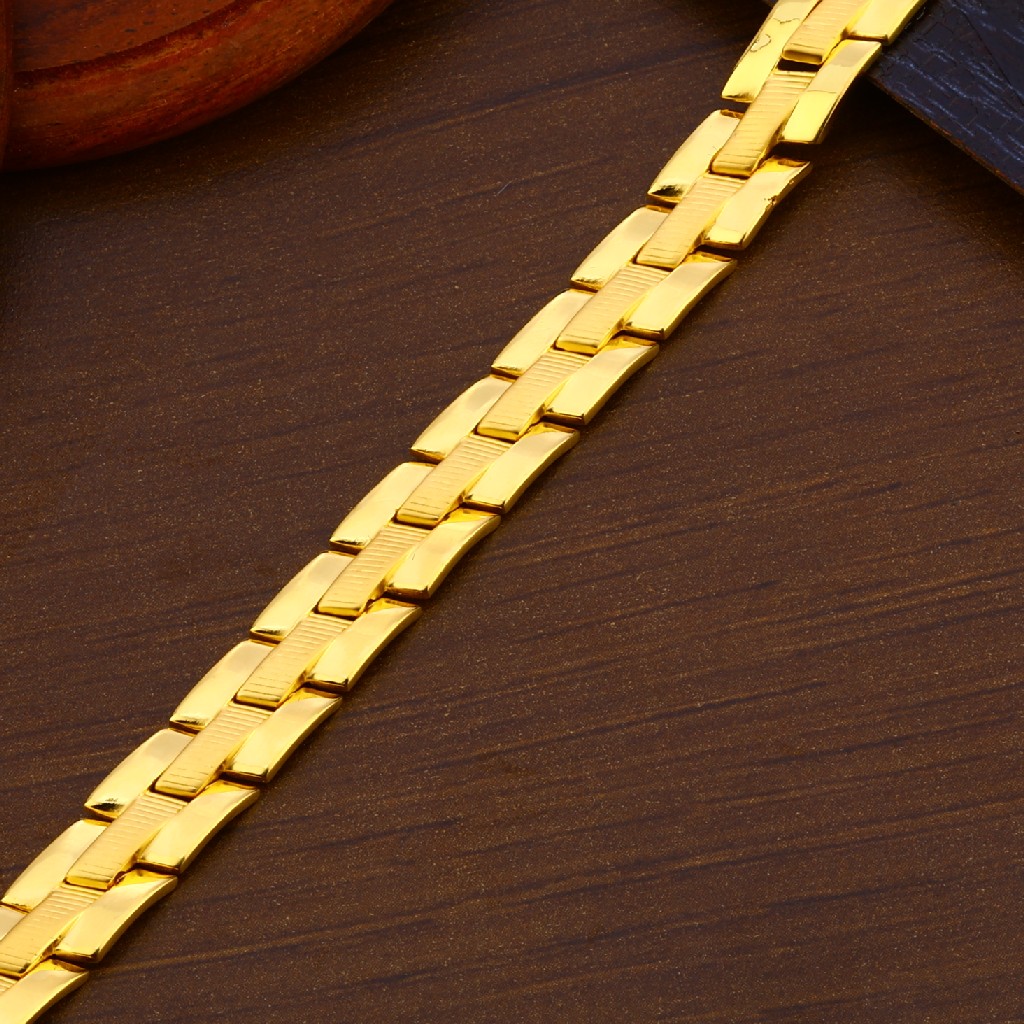 22kt Gold Hallmark Mens Bracelet MPB178