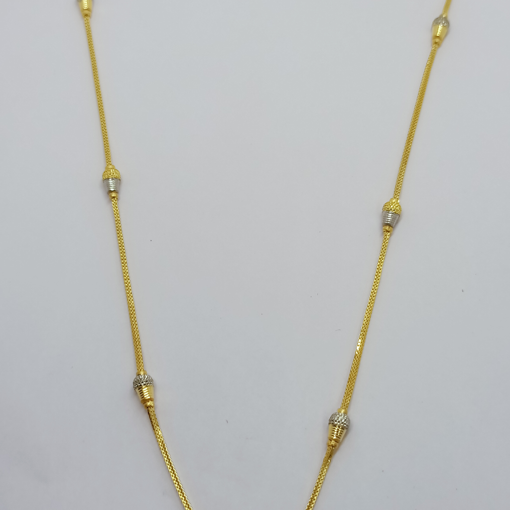 916 plain gold  chain