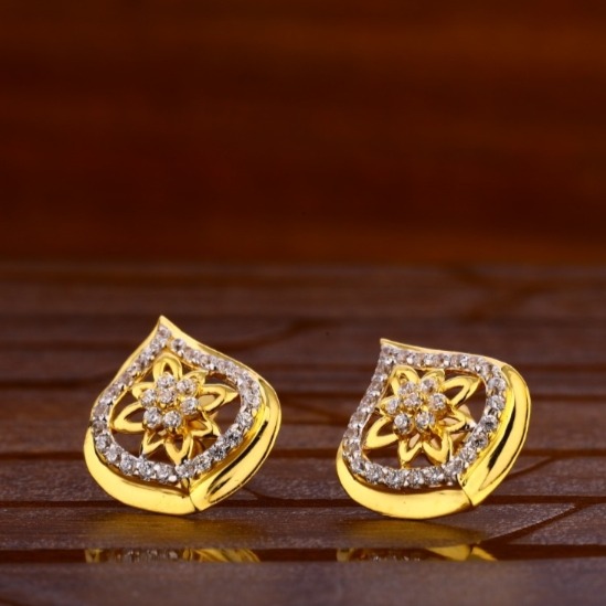 22 carat gold ladies earrings RH-LE973