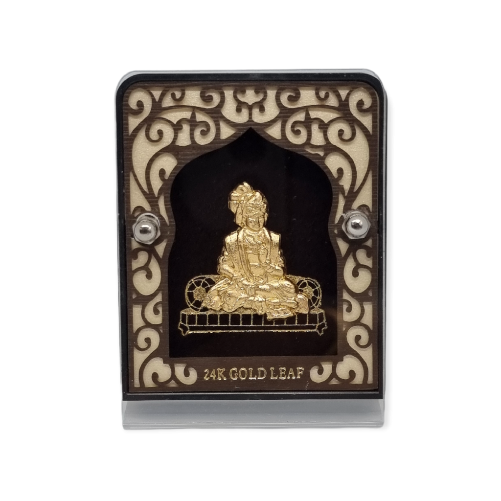 24 Carat Gold Leaf Bhagvan Ghanshyam Maharaj MGA - AGE0066