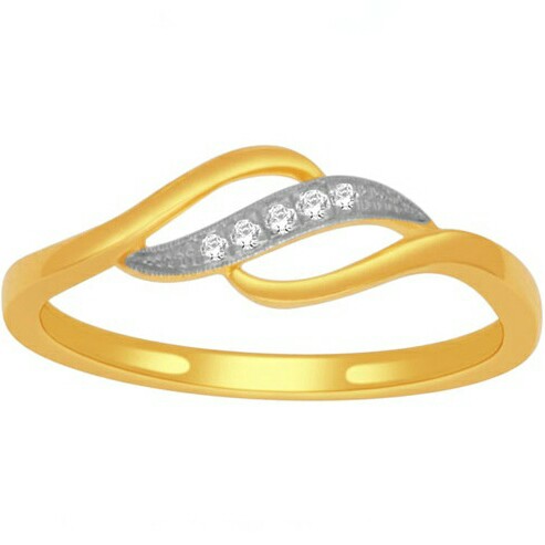 18k gold real diamond ring mga - rdr0024