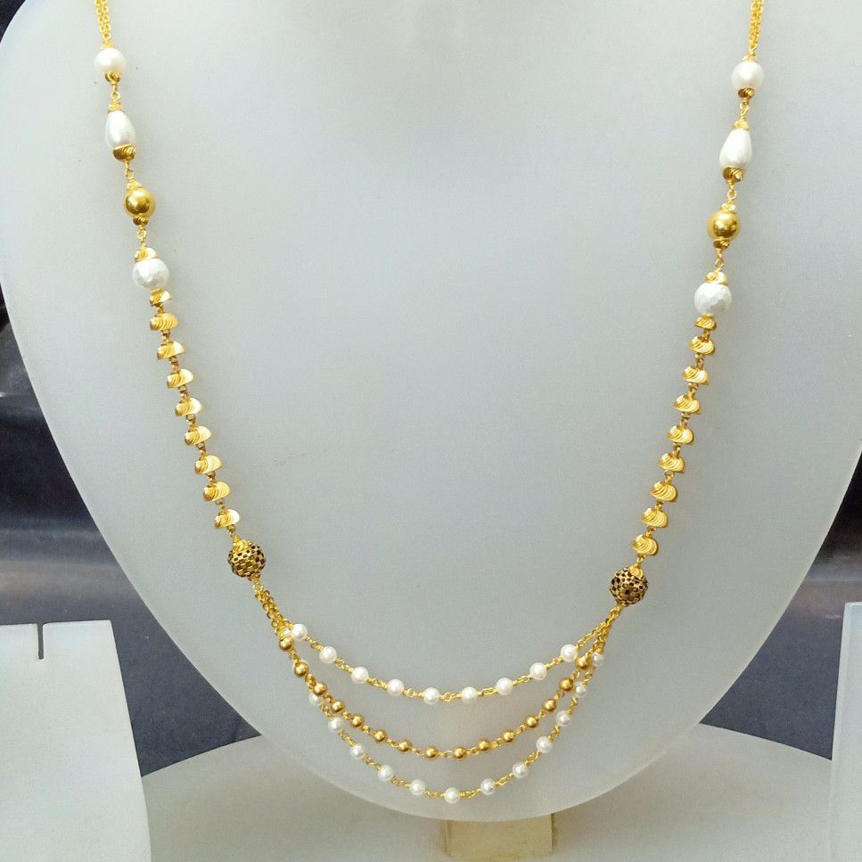 Delicious 22 Ct Fancy White Mala