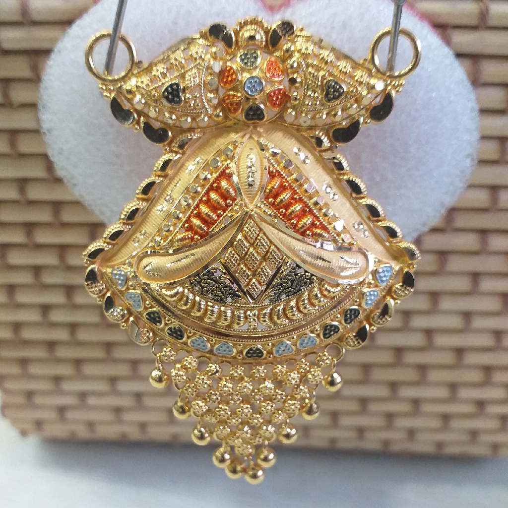 916 gold Antique mangalsutra pendant
