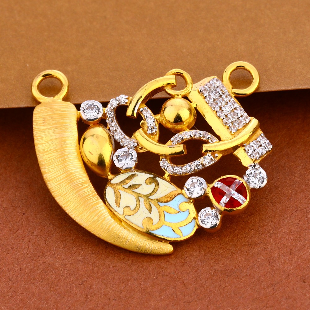 916 Gold Women's Gorgeous Hallmark Mangalsutra Pendant MP391