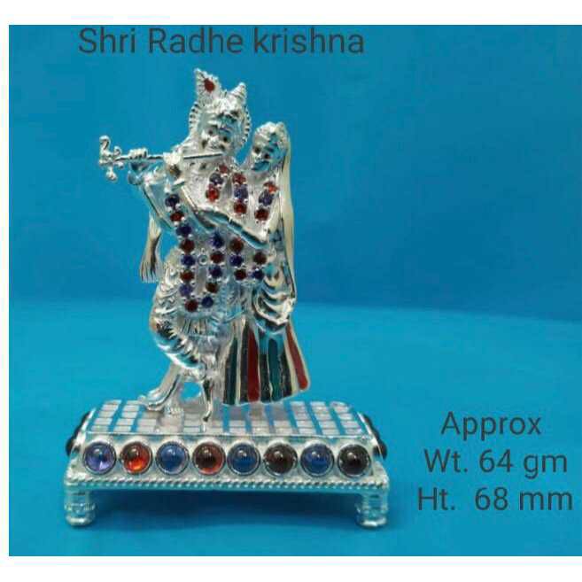 Vaccum Casting Fitting Dimond Shree Radha Krishna Murti(Bhagvan,God,Idols) Ms-2281