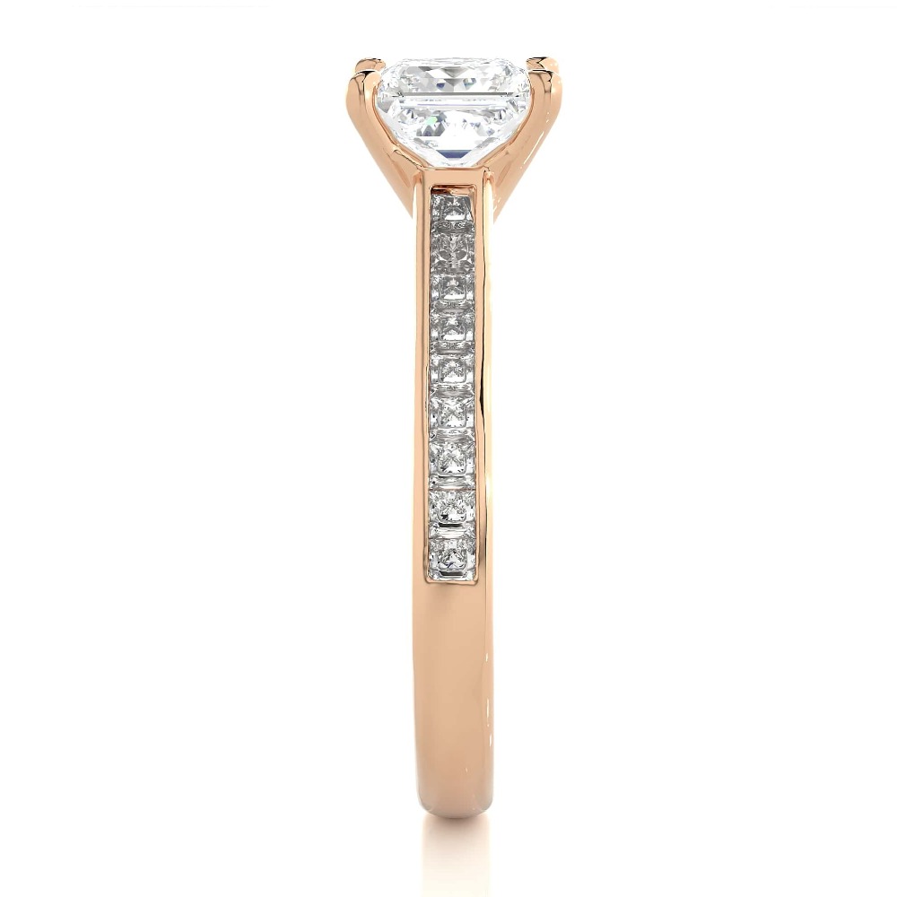 Gold With Diamond Fancy Design Ring