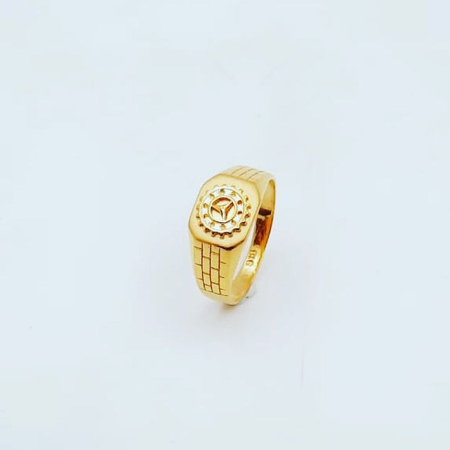 22KT Gold Designer Ring For Men