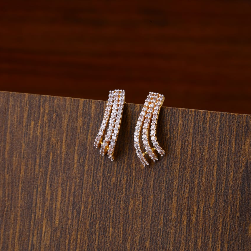 22CT Gold Hallmark Exclusive Ladies Tops Earrings LTE56