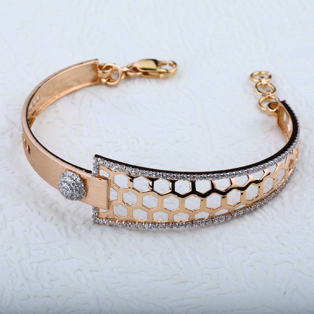 Ladies 18K Rose Gold Exclusive Bracelet-RLKB35