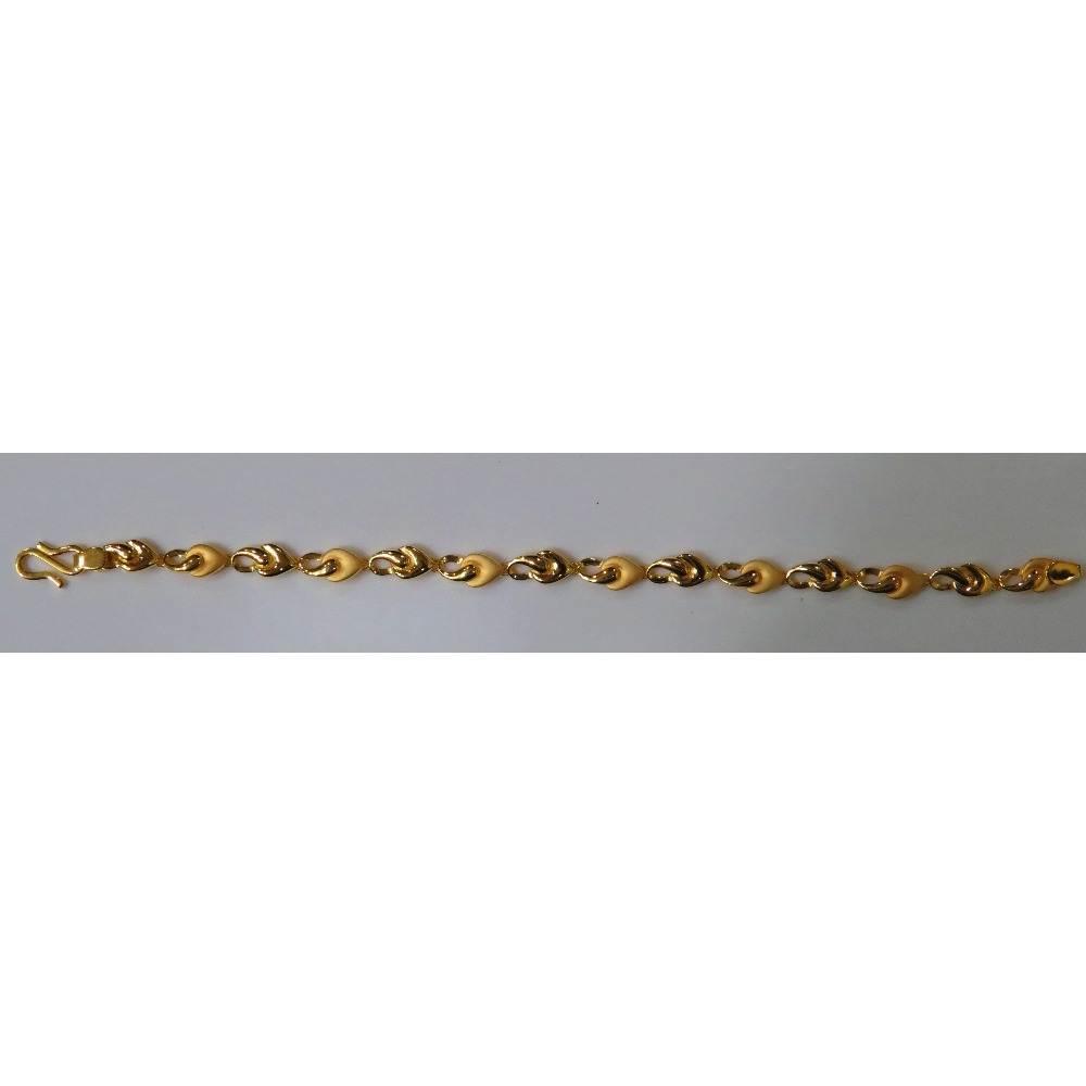 22kt Gold Plain Casting Ladies Bracelet
