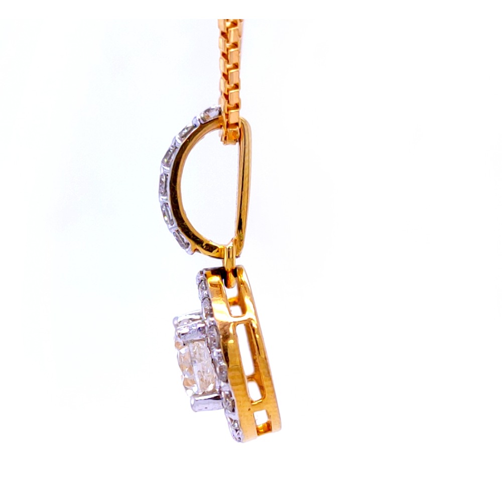 Eternal one carat Solitaire diamond pendant