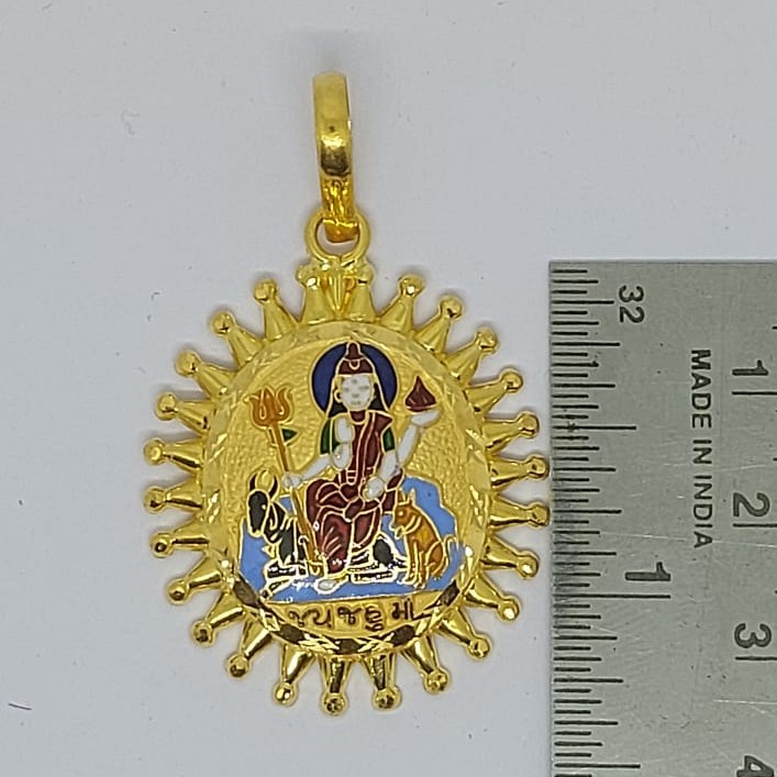 916 Gold Fancy Jahu Maa Pendant