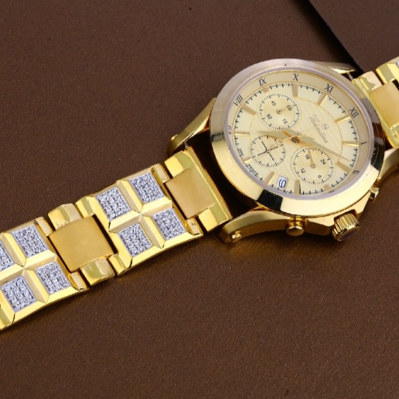 22 carat gold mens fancy hallmark watch rh-ga482