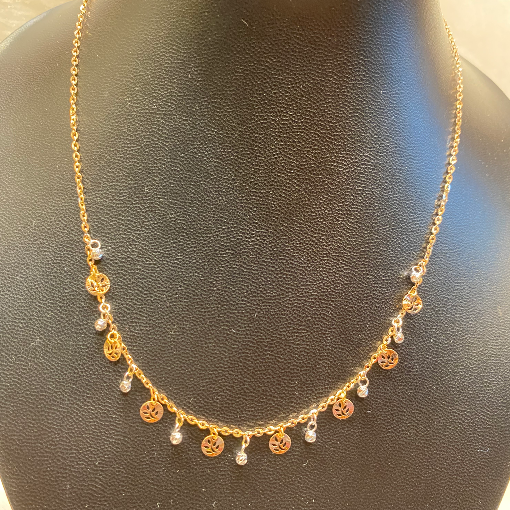 Dazzling 18k Rose Gold Italian necklace