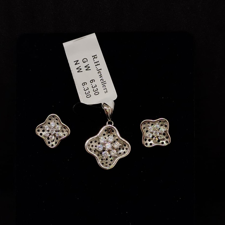 92.5 silver fancy pendants set RH-PS854