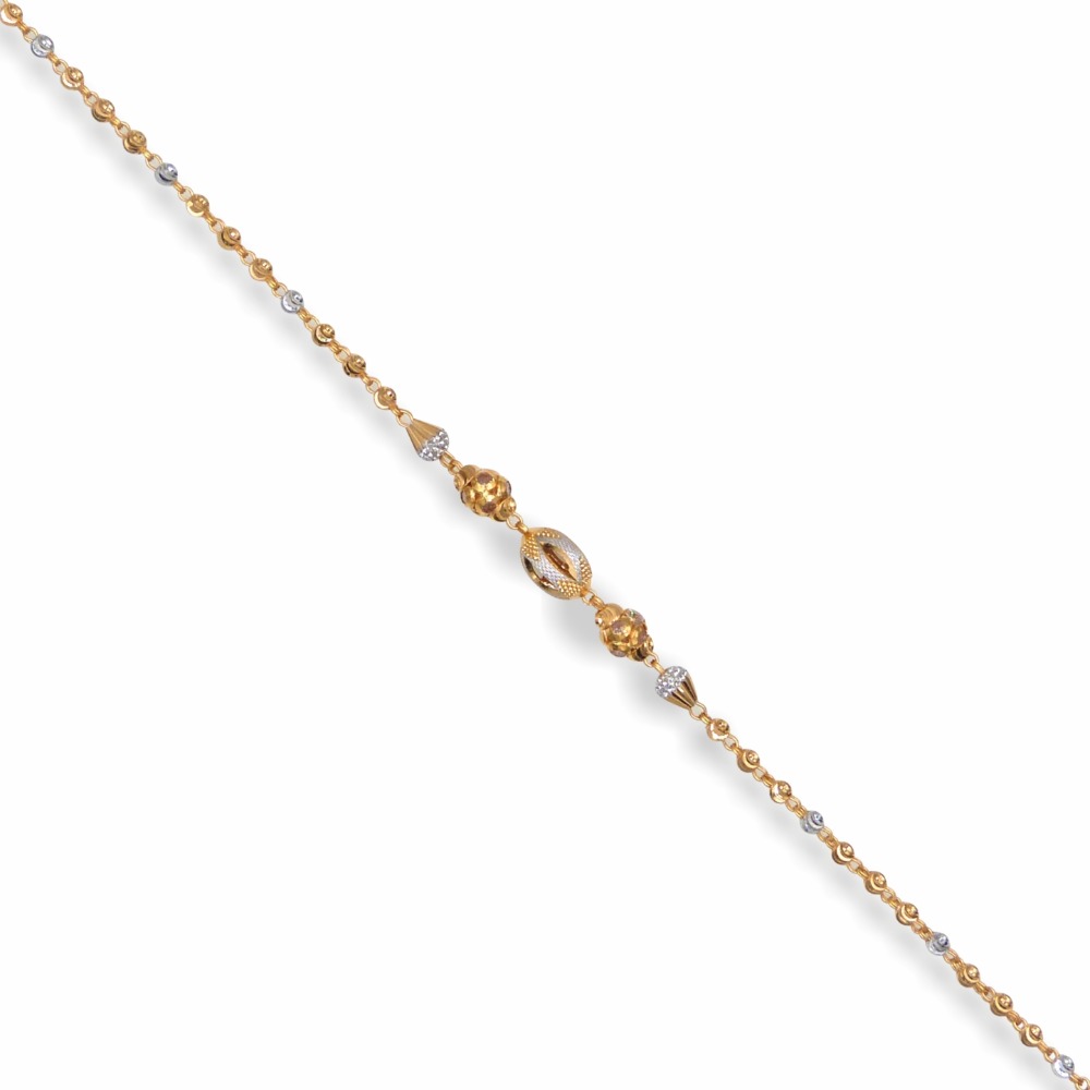 Buy quality Beads Ladies Bracelet 22k Gold in Rajkot