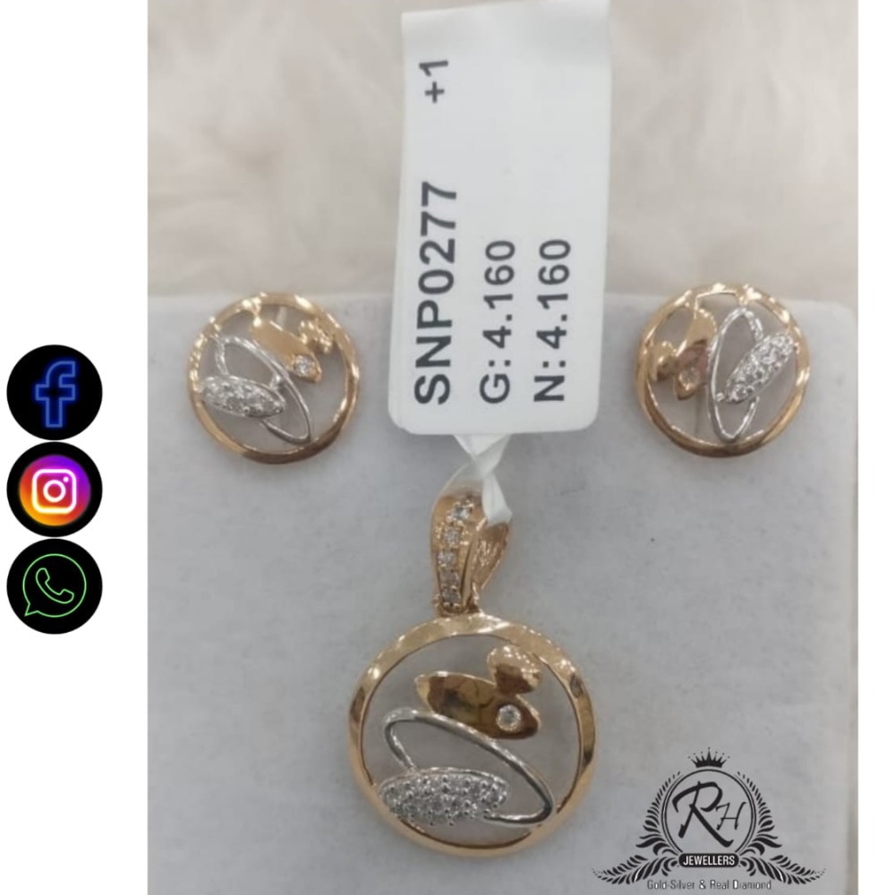 22 carat gold classical ladies earrings set RH-ER686