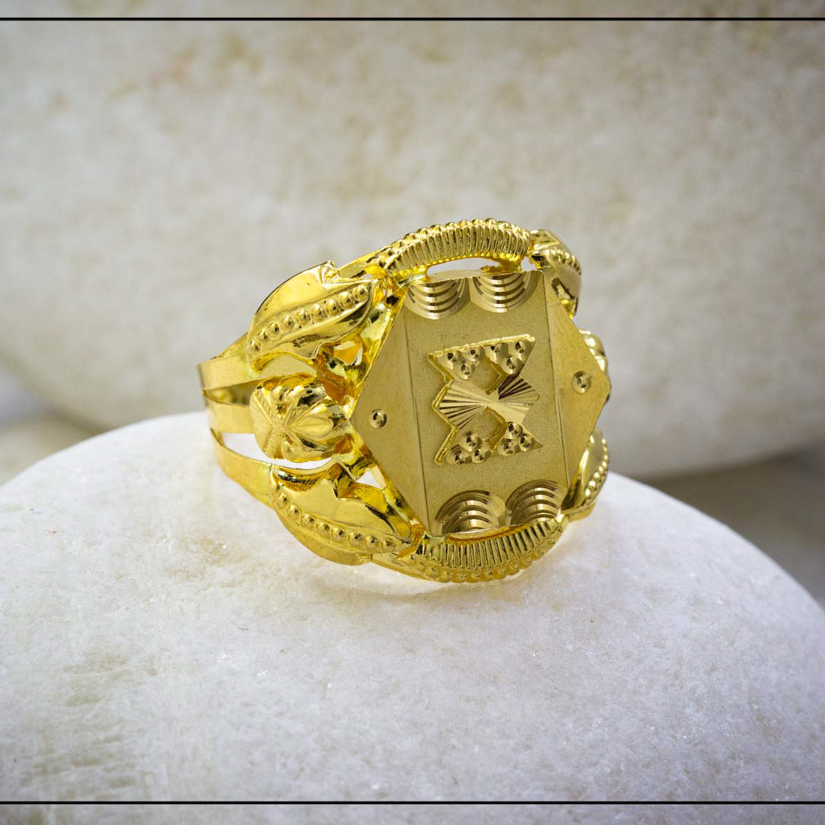Custom gold-plated rings with emerald / tourmaline stone - Picture of New  Maharaja Gem Palace, Jaipur - Tripadvisor