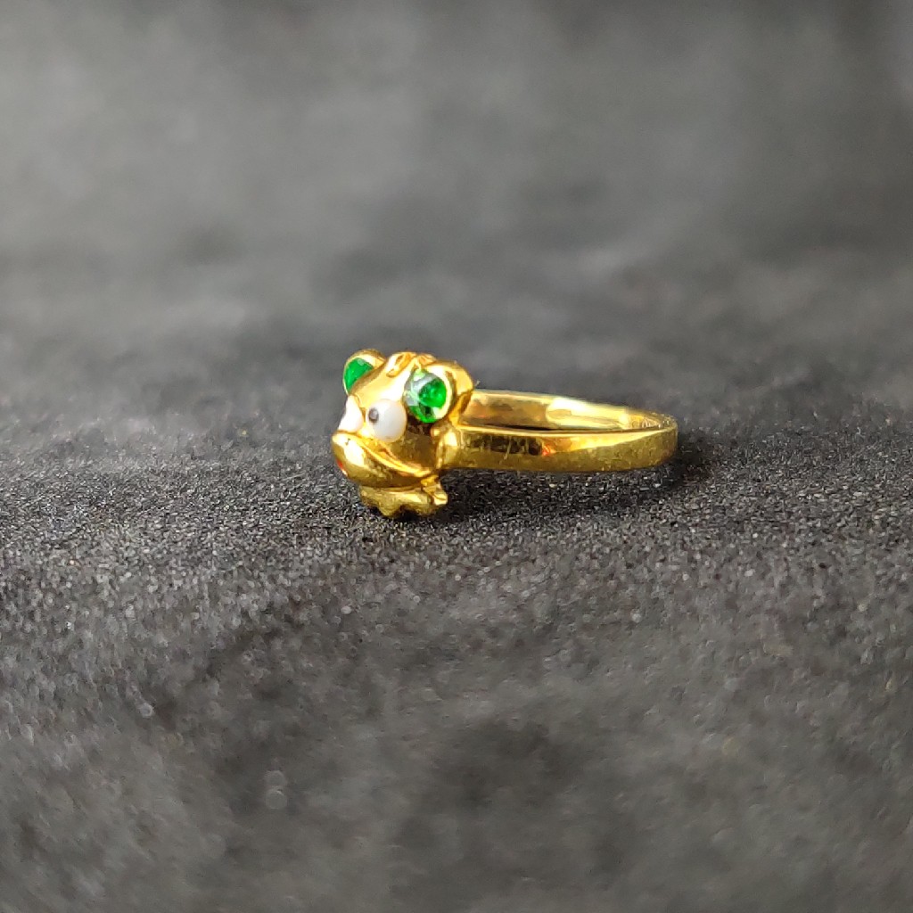 Buy 916 Gold Kids Ring Kr8 Online | P S Jewellery - JewelFlix
