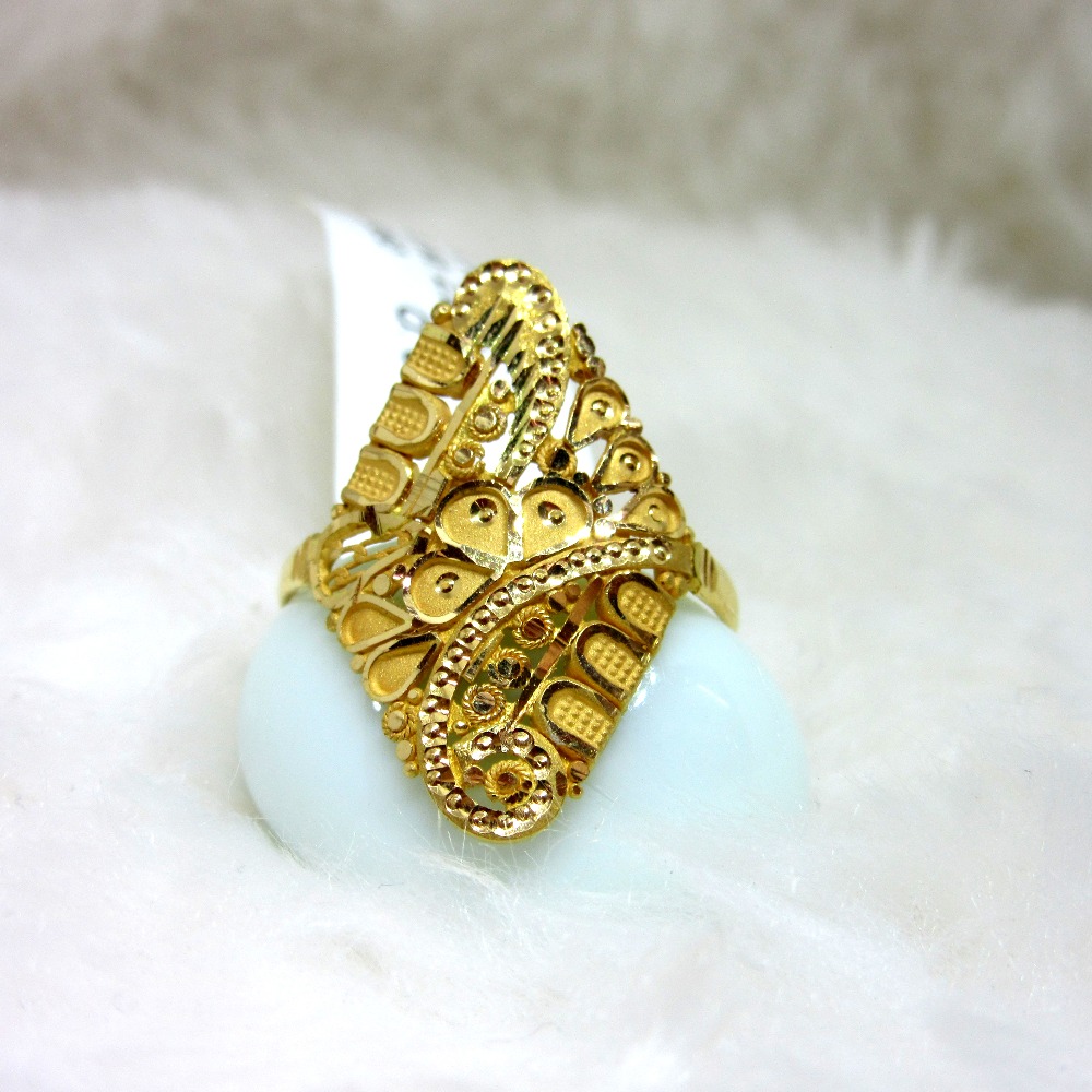 Ladies Plain Gold Ring 22K Purity – Welcome to Rani Alankar-gemektower.com.vn