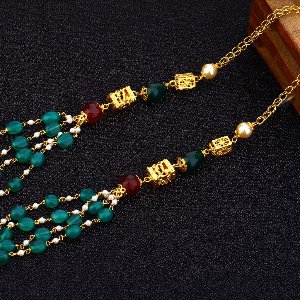 Ladies Wear Designer Gold Moti ChainMala-AC143