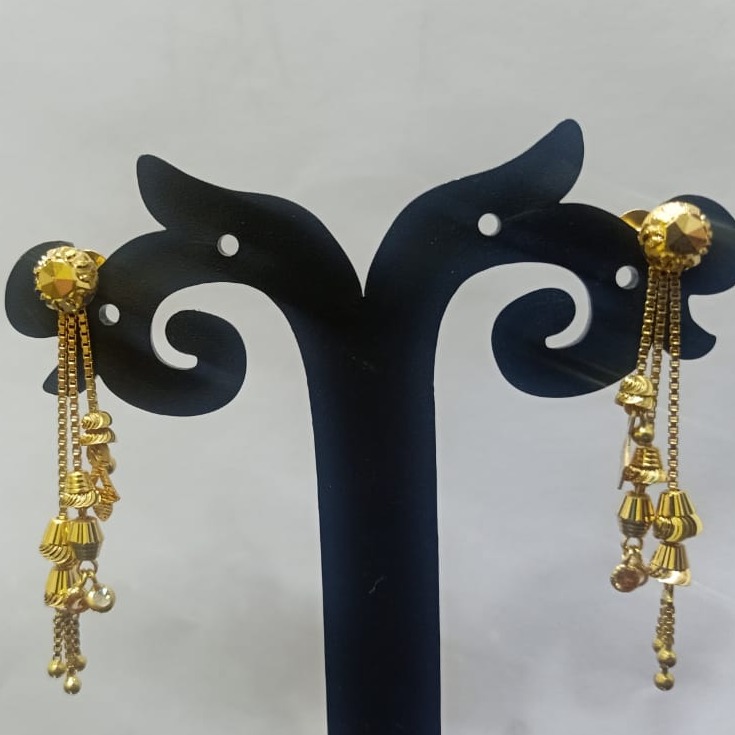 18CT gold trendy design hallmark soidora earring 
