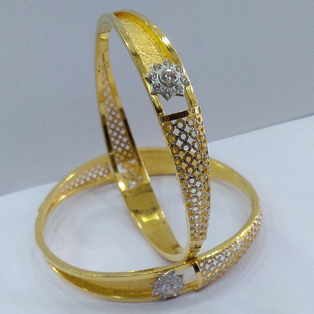22KT/ 916 Gold fancy wedding 2-in-1 Design Cooper kadli for ladies