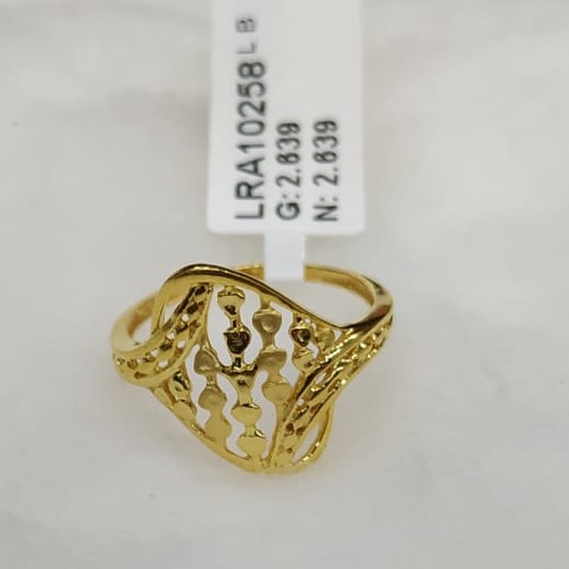 916 Gold Ethnic Design Ring 