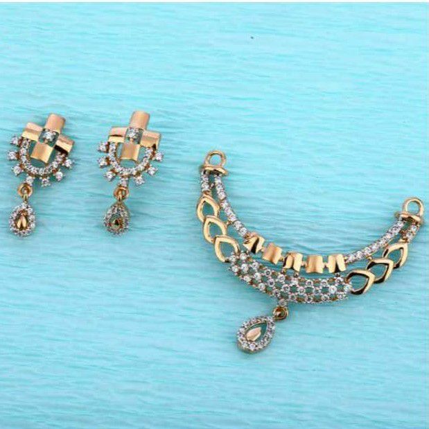 18 Carat Rose Gold Ladies Mangala Sutra Pendants Set RH-PS700