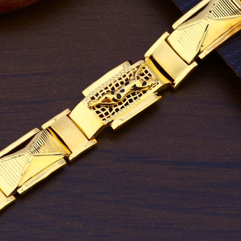 916 Gold Men's Gorgeous Bracelet MPB234