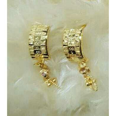 Plain Gold Earrings  Tagged Ladies  Page 7  Sarafa Bazar India