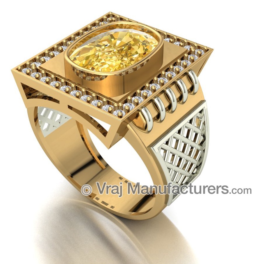pukhraj gents ring