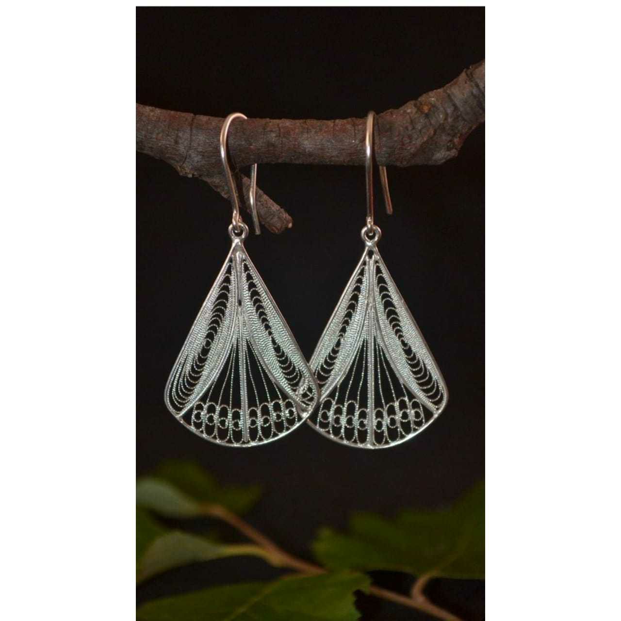 Aari Cutting Handmade Casting Dize Earring Ms-1799