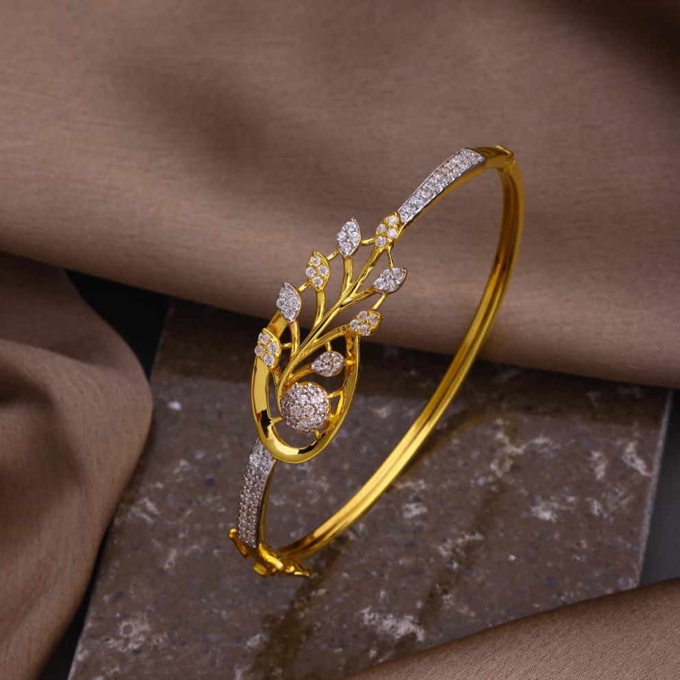 Buy Latest Premium Quality Designer Fancy Rose Gold Diamond Bracelet Online  From Surat Wholesale Shop
