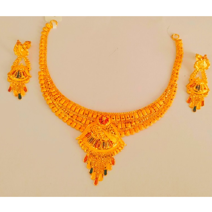 Gold Unique Necklace