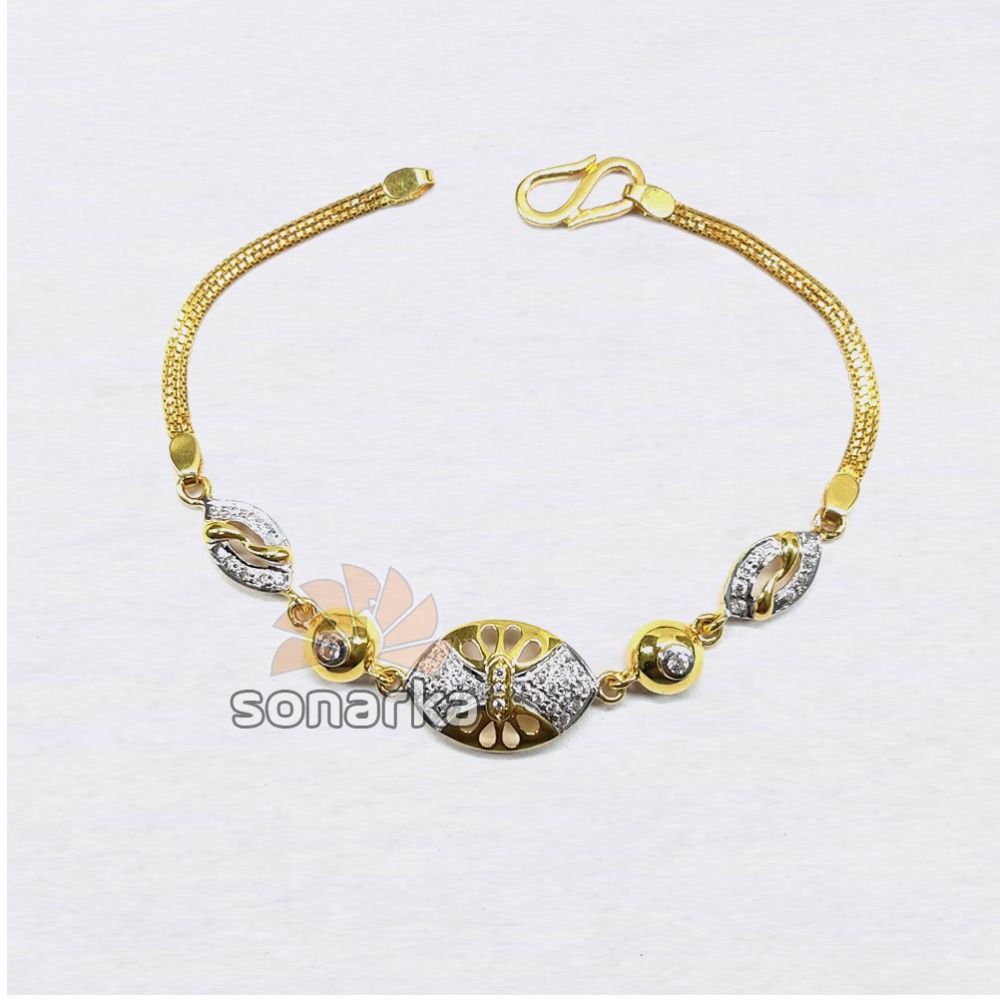 22KT Plain Gold AD Ladies Lucky