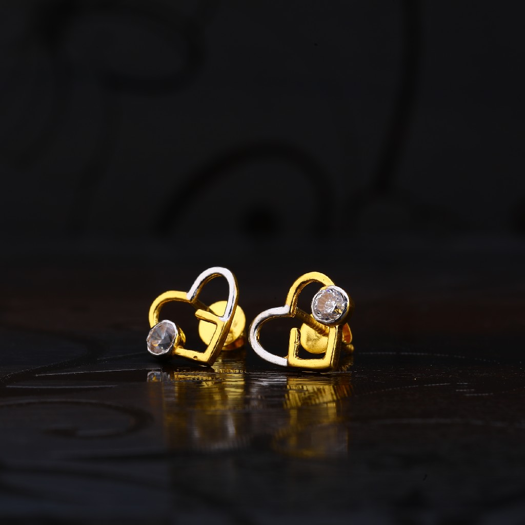 22kt Gold Designer Earrings LSE174