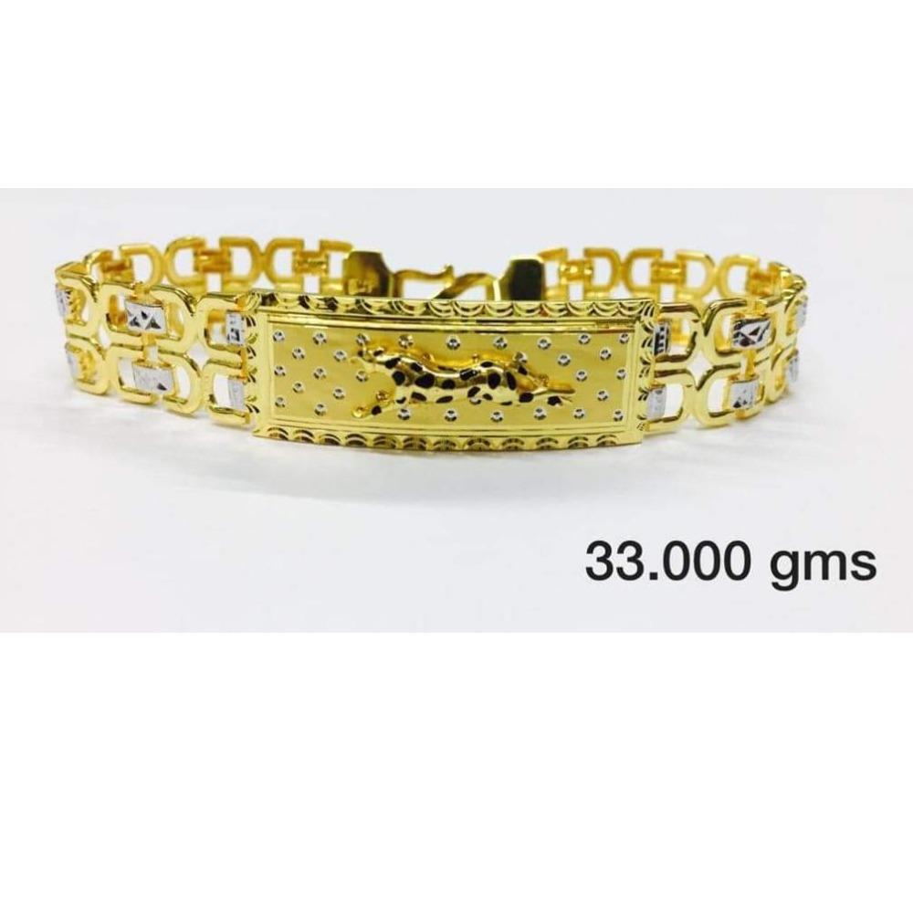 GOLD 22K/916 gents bracelet kada  RH-bT202
