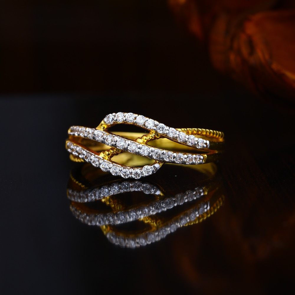 22KT Hallmark Gold Latest Design Ring