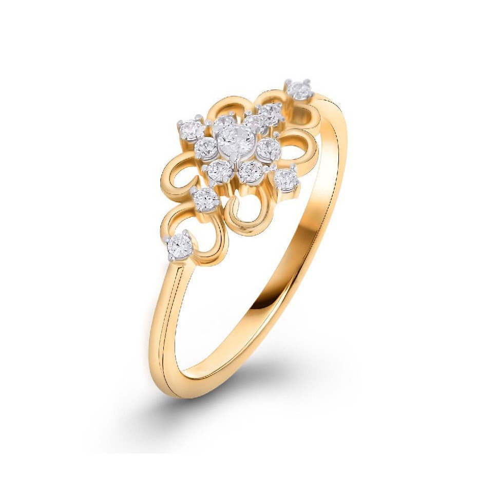 22 ct gold ring fency design