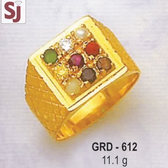 navagraha gents ring diamond GRD-612