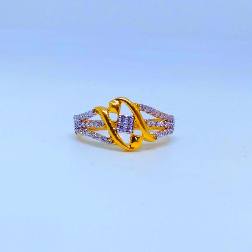22 KT 916 Hallmark fancy wedding ladies diamond  Ring