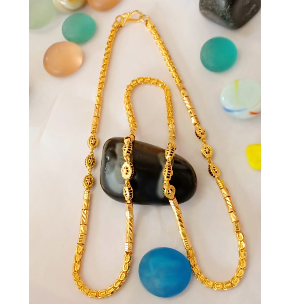 Handmade chain with designer casting balls