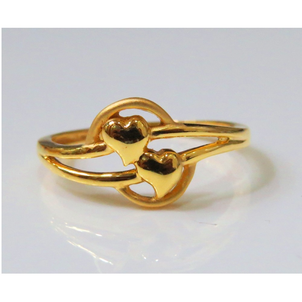 22kt Gold Plain Casting Ladies Ring