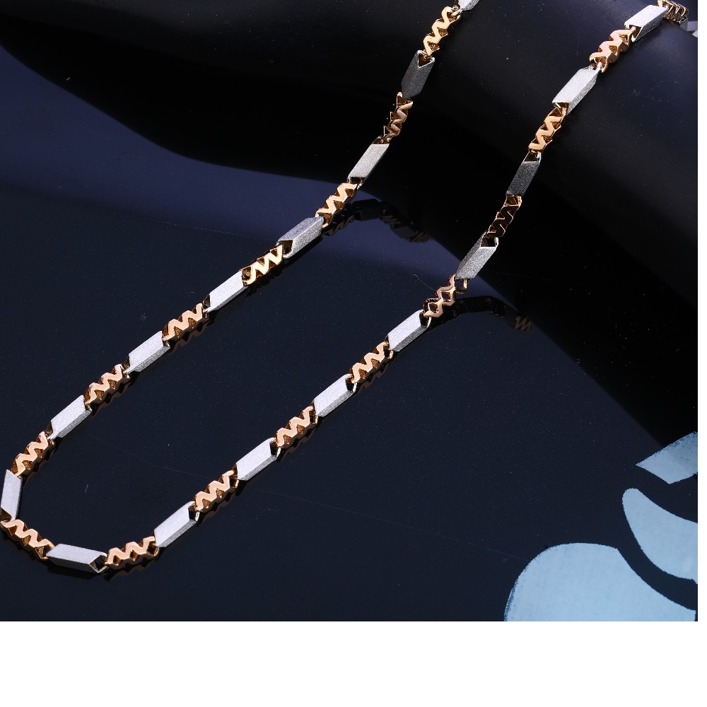 18KT Rose Gold exclusive Men's  Chain RMC68