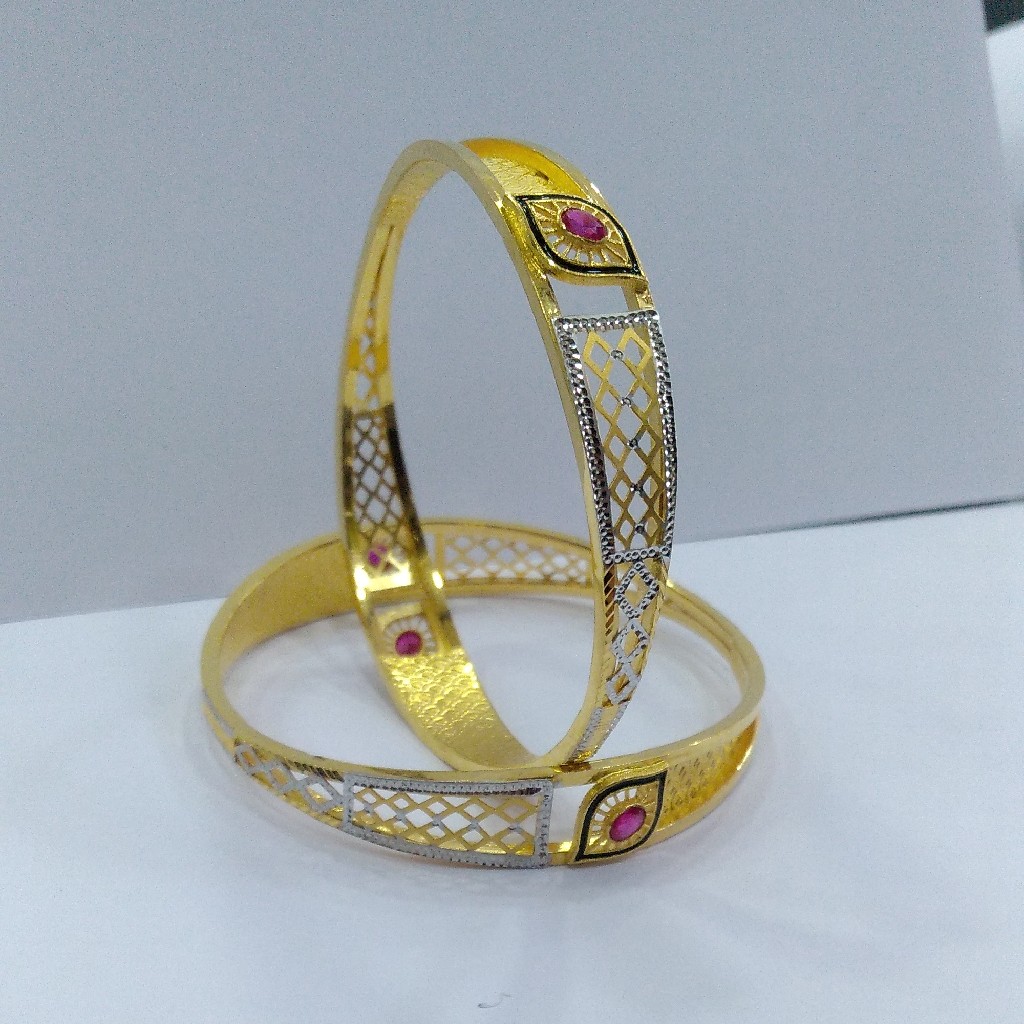 22KT/ 916 Gold fancy 2-in-1 Design Cooper Kadli for ladies